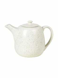Broste Copenhagen Théière artisanale grès Nordic Vanilla, 1,3 L
