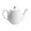 Théière blanche en porcelaine faite main Nippon, 1,3 L, 1,3 l -Cuisine Soldes 2022 Theiere blanche en porcelaine faite main Nippon 13 L