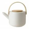 Stelton Théière en grès blanc mat Theo, 1,25 l, 1,25 l -Cuisine Soldes 2022 Theiere en gres blanc mat Theo 125 l