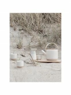 Stelton Théière en grès blanc mat Theo, 1,25 l, 1,25 l -Cuisine Soldes 2022 Theiere en gres blanc mat Theo 125 l 5