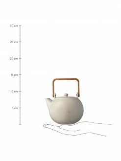 Bitz Théière en grès et anse en bois Bizz, 1,2 L -Cuisine Soldes 2022 Theiere en gres et anse en bois Bizz 12 L 2