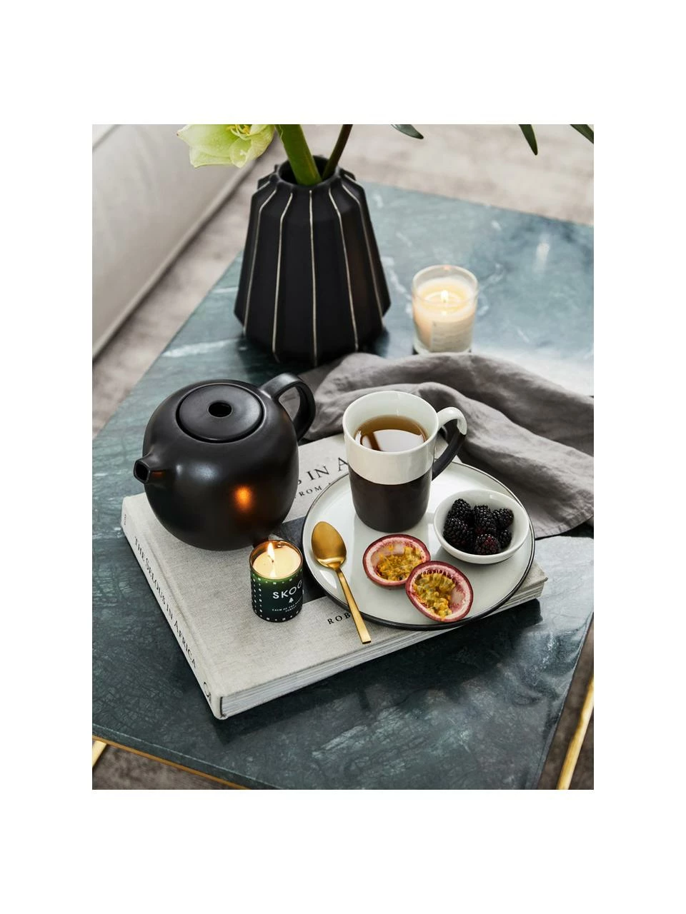 Eva Solo Théière en grès noir mat Nordic Kitchen, 1 L 8 Eva Solo Théière en grès noir mat Nordic Kitchen, 1 L – Image 6