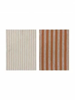 Torchon à rayures Kurin, 2 élém., larg. 50 x long. 70 cm