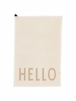 Design Letters Torchon beige Favourite, 2 élém., larg. 40 x long. 60 cm -Cuisine Soldes 2022 Torchon beige Favourite 2 elem 3