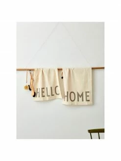 Design Letters Torchon beige Favourite, 2 élém., larg. 40 x long. 60 cm -Cuisine Soldes 2022 Torchon beige Favourite 2 elem 4