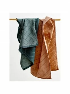 Södahl Torchon brun Tiles, 2 pièces, larg. 50 x long. 70 cm -Cuisine Soldes 2022 Torchon brun Tiles 2 pieces 2