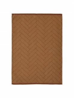 Södahl Torchon brun Tiles, 2 pièces, larg. 50 x long. 70 cm