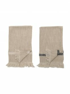 Bloomingville Torchon coton beige Nature, 2 pièces, larg. 45 x long. 70 cm -Cuisine Soldes 2022 Torchon coton beige Nature 2 pieces 2