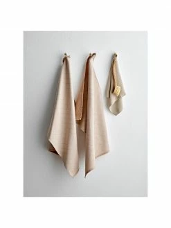Södahl Torchon coton beige Soft, 3 pièces, larg. 29 x long. 30 cm -Cuisine Soldes 2022 Torchon coton beige Soft 3 pieces 2