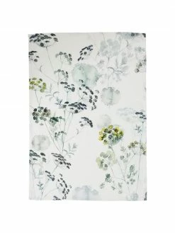 Cote Table Torchon en coton Herbier, 2 pièces, larg. 50 x long. 70 cm