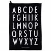 Design Letters Torchon en coton avec abécédaire Classic, 2 pièces, larg. 40 x long. 60 cm -Cuisine Soldes 2022 Torchon en coton avec abecedaire Classic 2 pieces