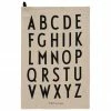 Design Letters Torchon en coton avec abécédaire Classic, 2 pièces, larg. 40 x long. 60 cm -Cuisine Soldes 2022 Torchon en coton avec abecedaire Classic 2 pieces 3