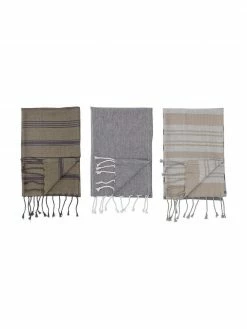 Bloomingville Torchons en coton Mara, 3 élém., larg. 45 x long. 70 cm -Cuisine Soldes 2022 Torchons en coton Mara 3 elem 2