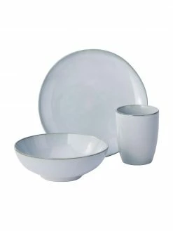 Westwing Collection Vaisselle à petit déjeuner bleu gris fait main Thalia, 4 personnes (12 élém.), Ø 23 x haut. 3 cm 12 Westwing Collection Vaisselle à petit déjeuner bleu gris fait main Thalia, 4 personnes (12 élém.), Ø 23 x haut. 3 cm -Cuisine Soldes 2022 Vaisselle a petit dejeuner bleu gris fait main Thalia 4 personnes 12 elem 10