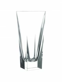 RCR Verre Long Drink avec relief Fusion, 6 pièces, Ø 8 x haut. 16 cm, 380 ml