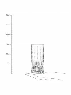 RCR Verre Long Drink cristal avec relief Marilyn, 6 pièces, Ø 7 x haut. 15 cm, 350 ml -Cuisine Soldes 2022 Verre Long Drink cristal avec relief Marilyn 6 pieces 2
