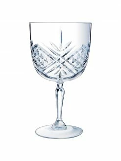 Verre à cocktail avec structure en relief Broadway, 6 pièces, Ø 11 x haut. 20 cm, 600 ml