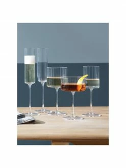 Lsa International Verre à cocktail soufflé bouche Otis, 4 pièces, Ø 10 x haut. 16 cm, 280 mlDisponibilité limitée -Cuisine Soldes 2022 Verre a cocktail souffle bouche Otis 4 pieces 2