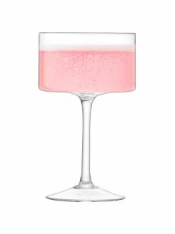 Lsa International Verre à cocktail soufflé bouche Otis, 4 pièces, Ø 10 x haut. 16 cm, 280 mlDisponibilité limitée -Cuisine Soldes 2022 Verre a cocktail souffle bouche Otis 4 pieces 4