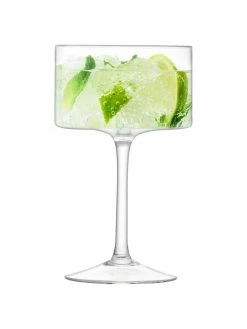 Lsa International Verre à cocktail soufflé bouche Otis, 4 pièces, Ø 10 x haut. 16 cm, 280 mlDisponibilité limitée -Cuisine Soldes 2022 Verre a cocktail souffle bouche Otis 4 pieces 5