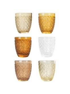 Villa D'Este Home Tivoli Verre à eau Castle, 6 élém., Ø 8 x haut. 10 cm, 275 ml