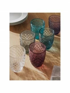 Villa D'Este Home Tivoli Verre à eau Castle, 6 élém., Ø 8 x haut. 10 cm -Cuisine Soldes 2022 Verre a eau Castle 6 elem 8