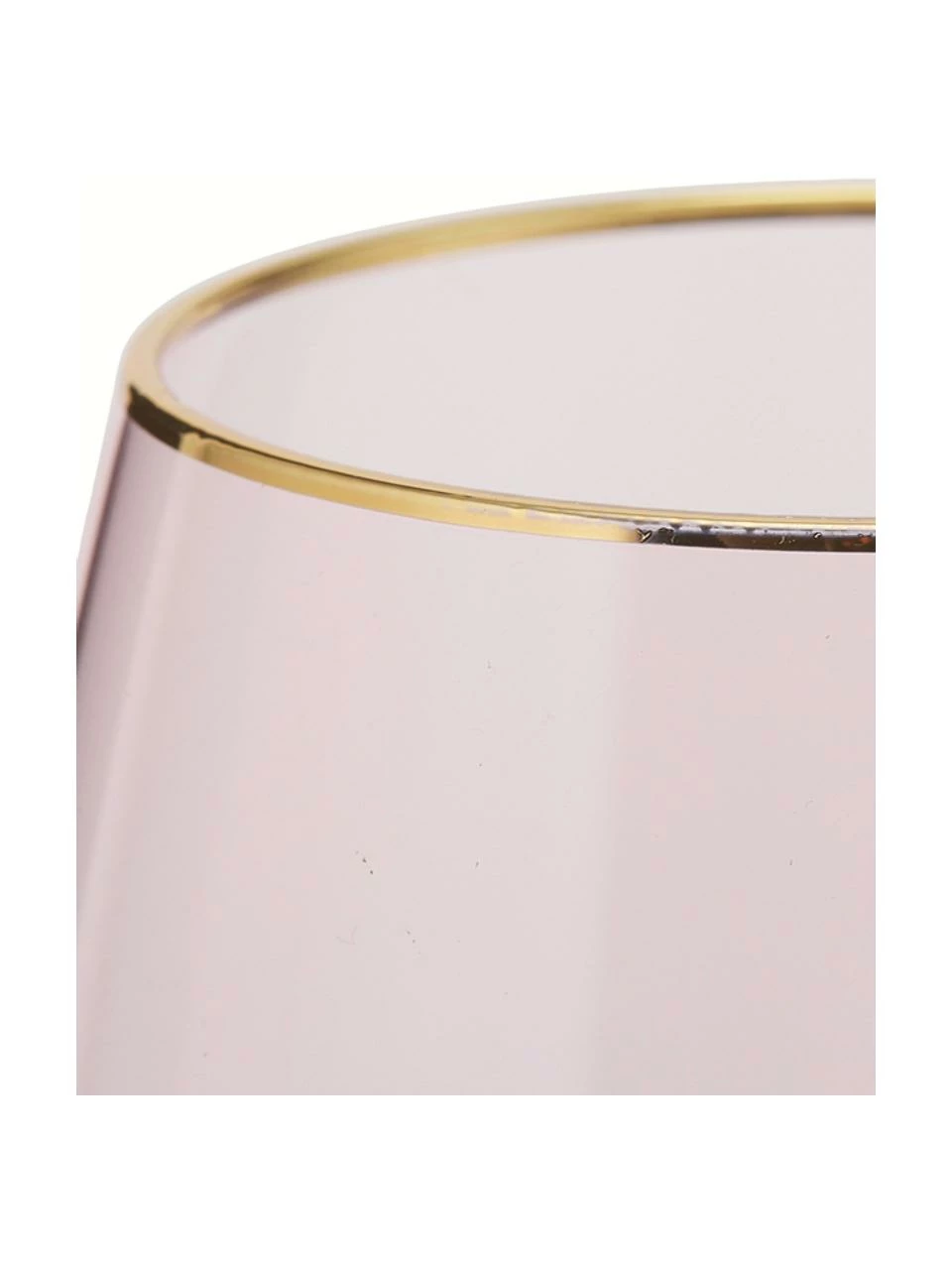 Ladelle Verre à eau avec bordure dorée Chloe, 4 pièces, Ø 9 x haut. 12 cm, 600 mlDisponibilité limitée 6 Ladelle Verre à eau avec bordure dorée Chloe, 4 pièces, Ø 9 x haut. 12 cm, 600 mlDisponibilité limitée – Image 4