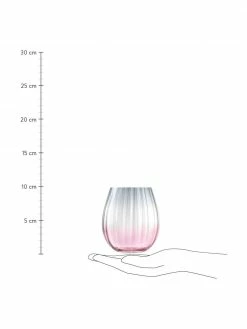 Lsa International Verre à eau avec dégradé de couleurs et rainures Dusk, 2 pièces, Ø 9 x haut. 10 cm, 425 mlSeulement 1 produit disponible -Cuisine Soldes 2022 Verre a eau avec degrade de couleurs et rainures Dusk 2 pieces 2