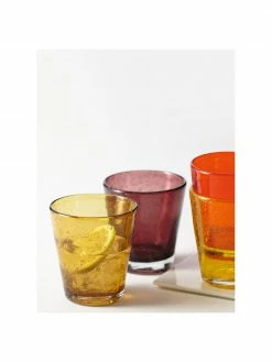 Leonardo Verre à eau avec poches d'air emprisonné Burano, 6 pièces, Ø 9 x haut. 19 cm, 330 ml -Cuisine Soldes 2022 Verre a eau avec poches dair emprisonne Burano 6 pieces 1