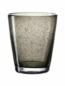 Leonardo Verre à eau avec poches d'air emprisonné Burano, 6 pièces, Ø 9 x haut. 19 cm, 330 ml