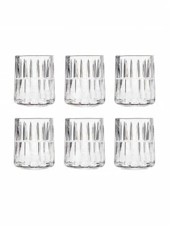 Verre à eau avec structure rainurée Hudson, 6 pièces, Ø 8 x haut. 10 cm, 300 ml -Cuisine Soldes 2022 Verre a eau avec structure rainuree Hudson 6 pieces 4