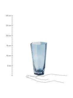 Verre à eau bleu Amory, 4 pièces, Ø 9 x haut. 17 cm, 500 ml -Cuisine Soldes 2022 Verre a eau bleu Amory 4 pieces 2