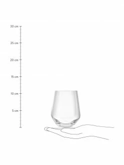 Verre à eau cristal Revolution, 6 pièces, Ø 9 x haut. 11 cm, 470 ml -Cuisine Soldes 2022 Verre a eau cristal Revolution 6 pieces 9