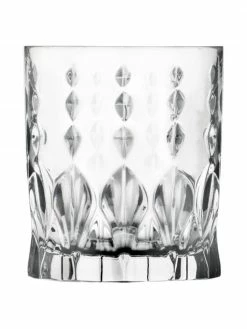 RCR Verre à eau cristal avec relief Marilyn, 6 pièces, Ø 8 x haut. 9 cm, 340 ml
