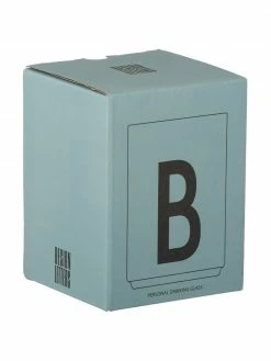 Design Letters Verre à eau design Personal (variantes allant de A à Z), Verre à eau B, 300 ml -Cuisine Soldes 2022 Verre a eau design Personal variantes allant de A a Z 4