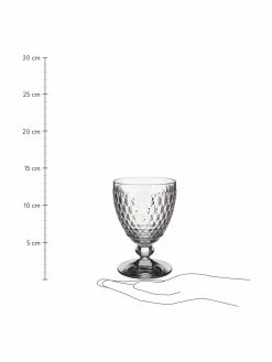 Villeroy & Boch Verre à eau en cristal à embossages décoratifs Boston, 4 pièces, Ø 10 x haut. 14 cm, 350 ml -Cuisine Soldes 2022 Verre a eau en cristal a embossages decoratifs Boston 4 pieces 2