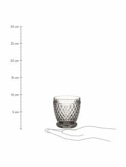 Villeroy & Boch Verre à eau en cristal à embossages décoratifs Boston, 4 pièces, Ø 9 x haut. 10 cm, 330 ml -Cuisine Soldes 2022 Verre a eau en cristal a embossages decoratifs Boston 4 pieces 7