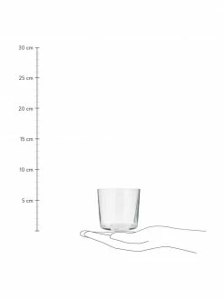 Lsa International Verre à eau en verre fin Gio, 6 pièces, Ø 8 x haut. 7 cm, 310 ml -Cuisine Soldes 2022 Verre a eau en verre fin Gio 6 pieces 5