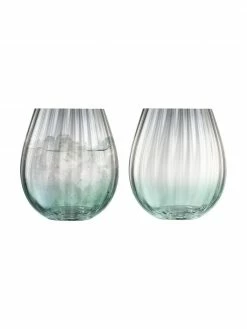 Lsa International Verre à eau fait main Dusk, 2 élém., Ø 9 x haut. 10 cm, 425 mlDisponibilité limitée