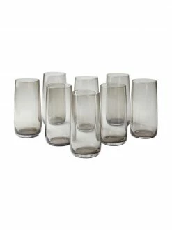 Verre à eau gris Ciel, 8 pièces, Ø 8 x haut. 15 cm, 440 ml -Cuisine Soldes 2022 Verre a eau gris Ciel 8 pieces 3