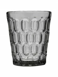 Cote Table Verre à eau robuste à motifs embossés Optic, 6 pièces, Ø 9 x haut. 11 cm, 250 mlDisponibilité limitée -Cuisine Soldes 2022 Verre a eau robuste a motifs embosses Optic 6 pieces 7