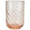 Verre à eau rose Twist, 4 pièces, Ø 8 x haut. 11 cm, 300 ml