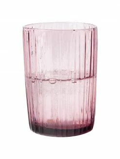 Bitz Verre à eau rose à relief rainuré Kusintha, 4 pièces, Ø 7 x haut. 10 cmSeulement 1 produit disponible -Cuisine Soldes 2022 Verre a eau rose a relief rainure Kusintha 4 pieces 2