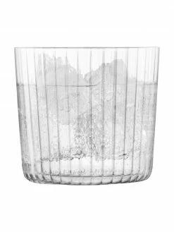 Lsa International Verre à eau soufflé bouche Gio, 4 pièces, Ø 8 x haut. 7 cm, 310 ml