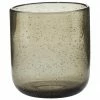 Verre à eau soufflé bouche gris Leyla, 6 pièces, Ø 8 x haut. 9 cm, 300 ml