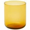 Bitossi Home Verre à eau soufflé bouche jaune Bloom, 6 pièces, Ø 7 x haut. 8 cm, 220 ml