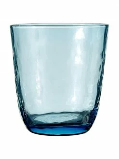 Broste Copenhagen Verre à eau soufflé bouche, surface inégale Hammered, 4 pièces, Ø 9 x haut. 10 cm, 250 ml