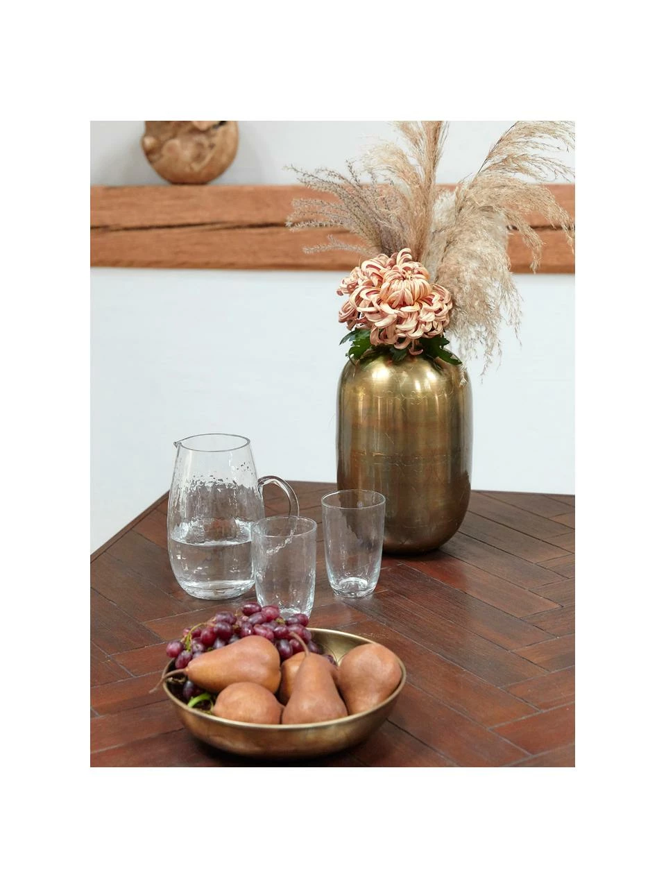 Broste Copenhagen Verre à eau soufflé bouche, surface inégale Hammered, 4 pièces, Ø 9 x haut. 14 cm, 400 ml 6 Broste Copenhagen Verre à eau soufflé bouche, surface inégale Hammered, 4 pièces, Ø 9 x haut. 14 cm, 400 ml – Image 4