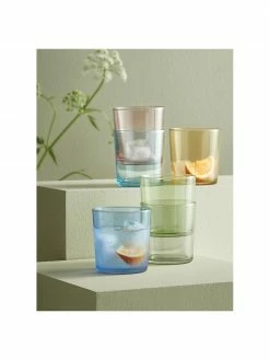 Verre à eau teinté Lola, 6 élém., Ø 7 x haut. 9 cm, 345 ml -Cuisine Soldes 2022 Verre a eau teinte Lola 6 elem 1