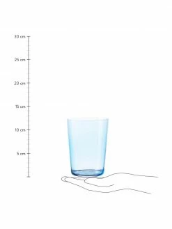 Verre à eau teinté Today, 6 élém., Ø 9 x haut. 12 cm, 515 mlDisponibilité limitée -Cuisine Soldes 2022 Verre a eau teinte Today 6 elem 2